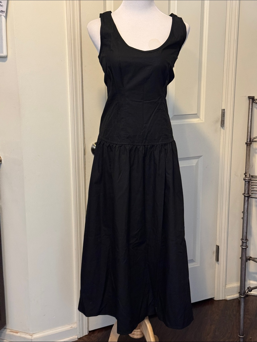 Banana Republic Black Sleeveless Maxi Dress